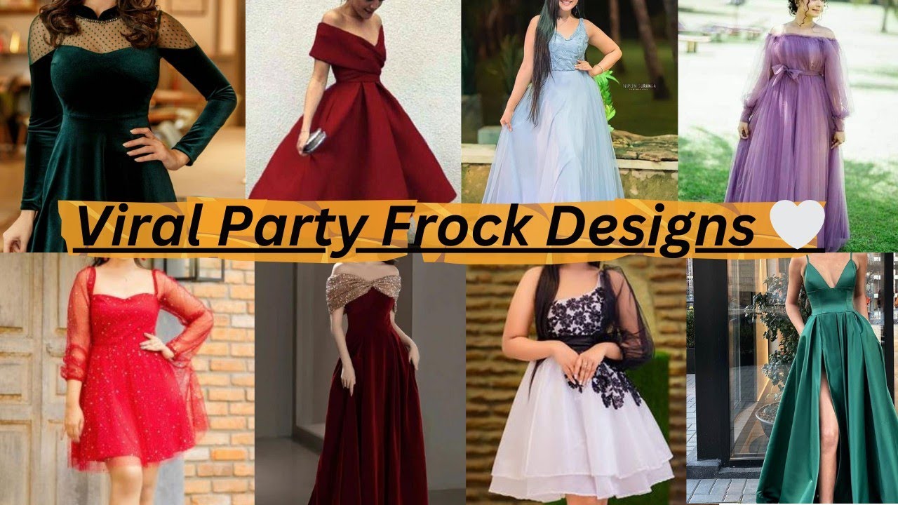 💕ලස්සනම ලස්සන Party Frock ඩිසයින් ගොඩක්/New Party frock designs#viral#fashion#vlog#trending#fyp#asmr