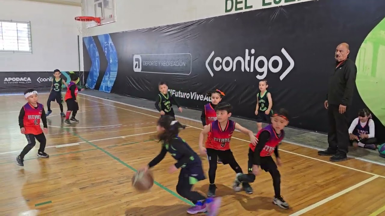 🏀[4/4] summit 🟢 vs 🔴titanes. Categoria 2019/2020. minibasket 2026. Juego 2.