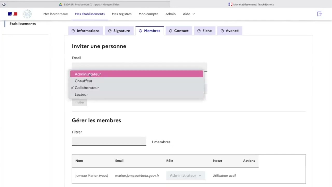 Session #96 :  Fonctionnement du BSDASRI pour les PRED