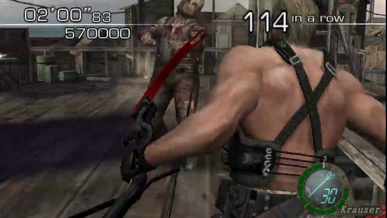 Resident Evil 4 - Welcome to Hell Mod - The Mercenaries - Waterworld - Krauser - 1.632K!!!