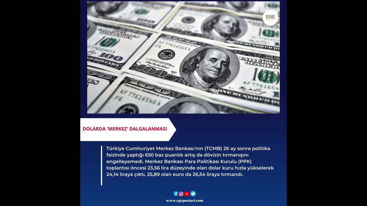 Dolarda 'Merkez' dalgalanması #dolar #merkezbankası #faiz