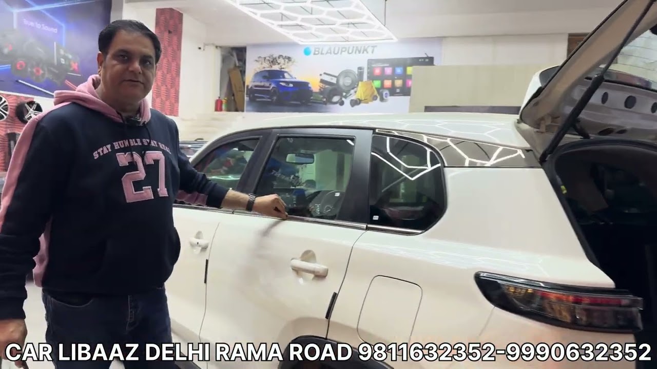 Tinted glass in grand vitara | Grand vitara jbl door damping | Jbl component | grand Jbl speakers |