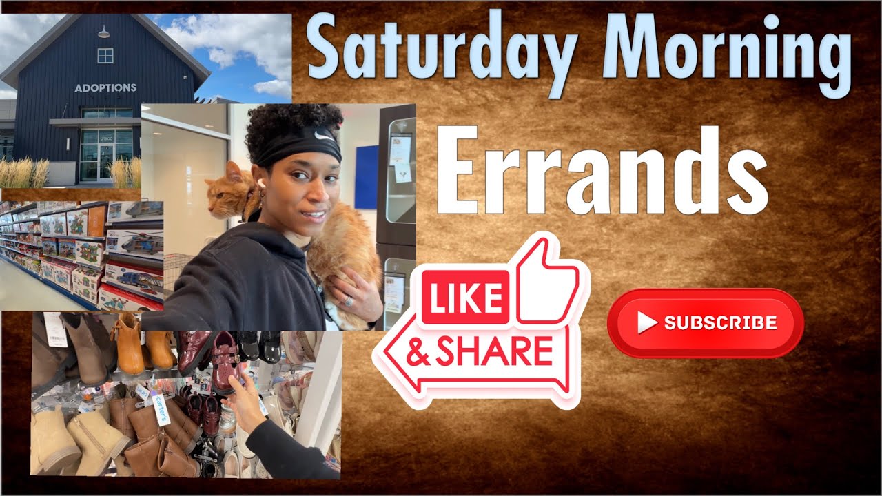 😃COME WITH ME TO RUN ERRANDS! TEACHER STORE | CARTERS | ANIMAL SHELTER 🐈 