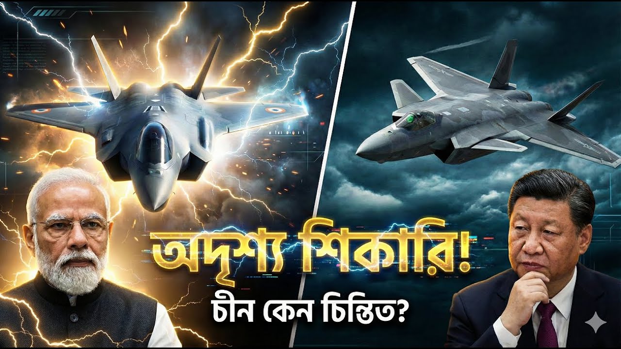 আকাশ কাঁপাবে ভারতের AMCA! চীন-আমেরিকার ঘুম ওড়াবে এই অজেয় শিকারি? | 5th & 6th Gen Fighter