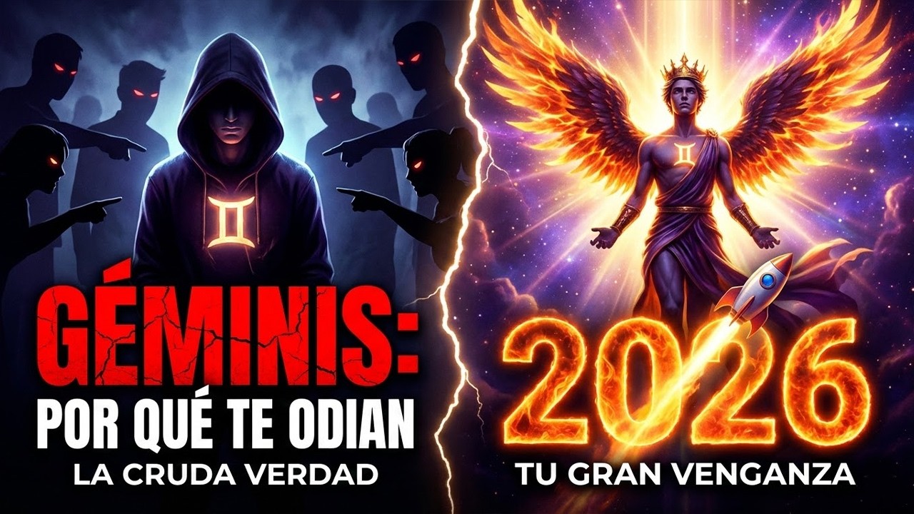 ¡GÉMINIS: Por Qué te ODIAN! ♊ La CRUDA VERDAD tras el RECHAZO y tu GRAN VENGANZA en 2026 🚀🔥✨