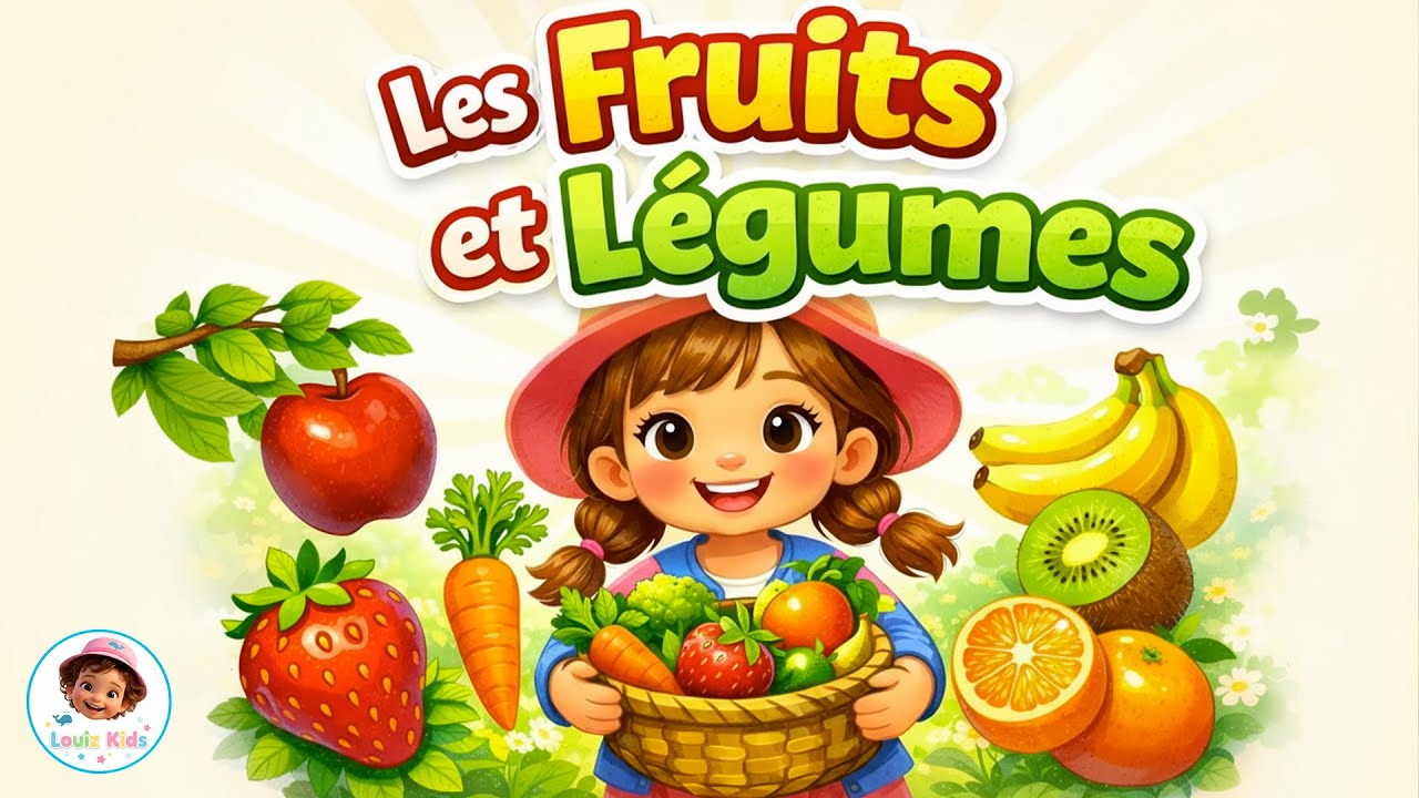 Apprendre les fruits et les légumes | louiz kids
