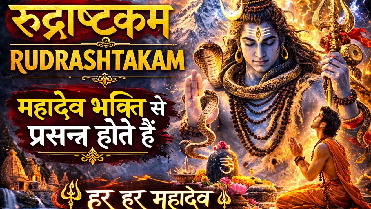 श्री रुद्राष्टकम् | Rudrashtakam –Most Powerful Shiva Stotram | Mahadev Blessing Story |4K Cinematic