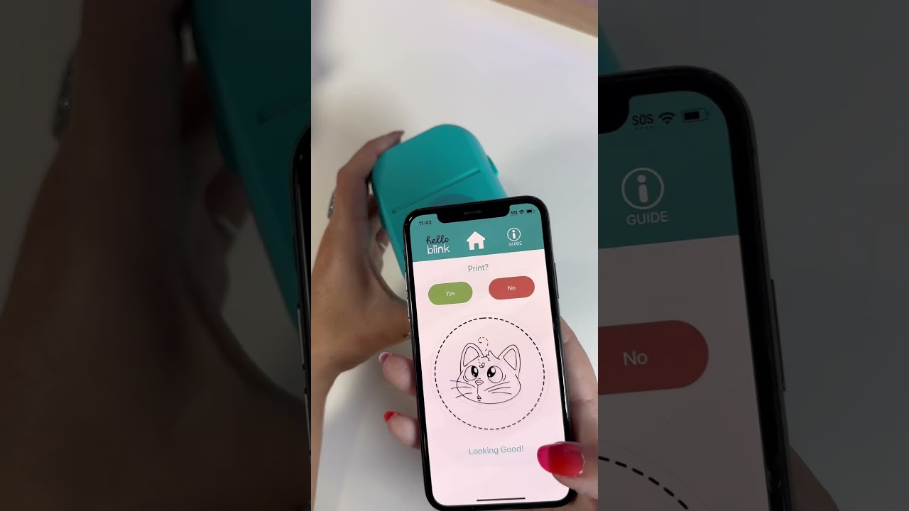 Hello Blink Sticker Maker #asmr #stickers #stickermaker