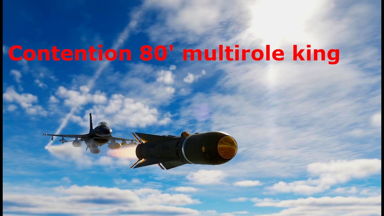 Fox2 are enough for F16!! | Showing multirole abilities in Contention Server | DCS | PVP | Syria map
