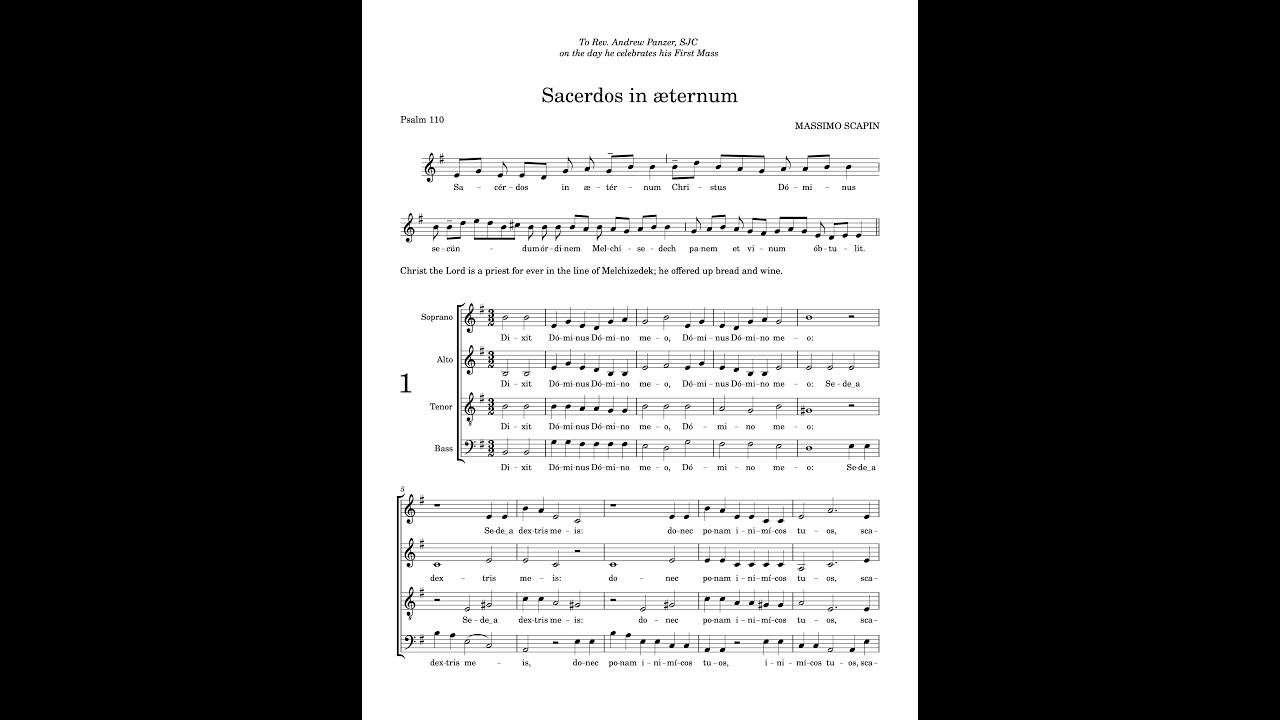 Massimo Scapin - Sacerdos in æternum