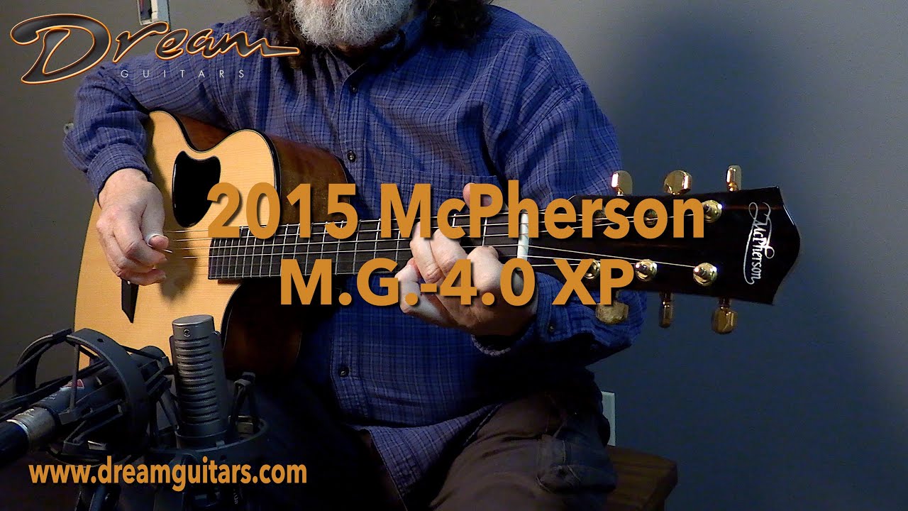 2015 McPherson M.G.-4.0 XP, Beeswing Mahogany/Adirondack Spruce