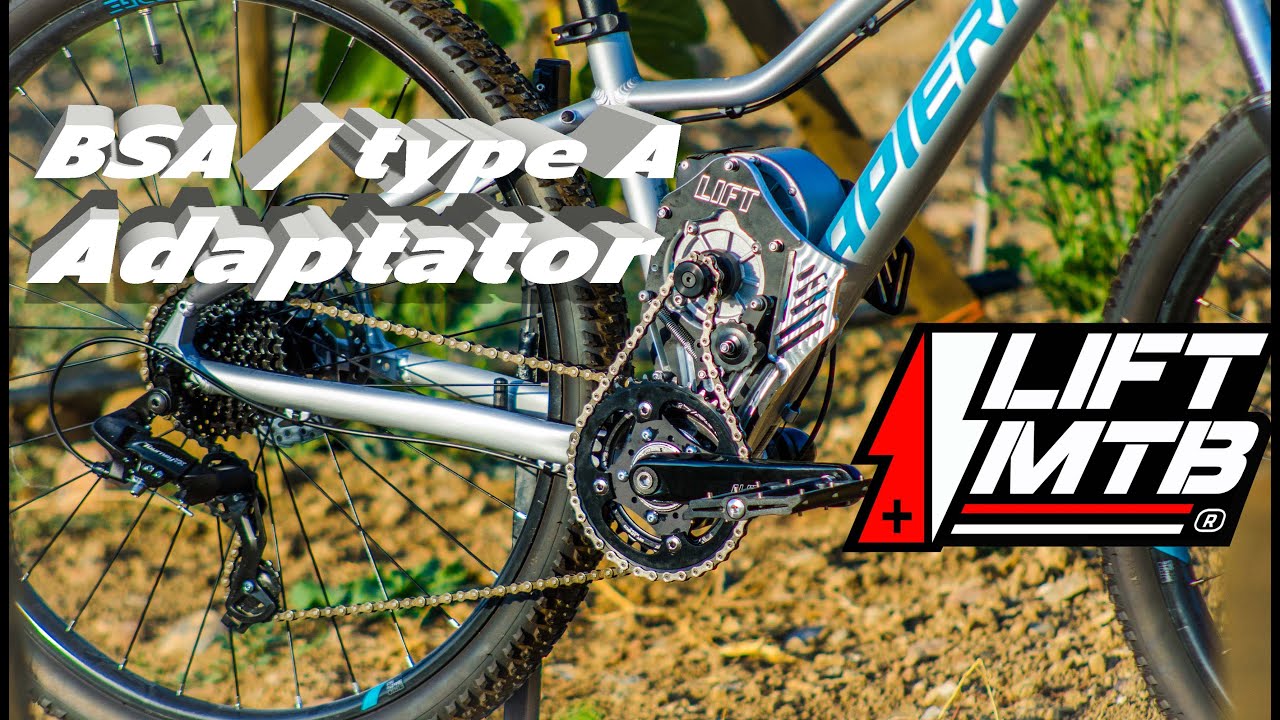 BSA Type A adaptator for mid drive electric bike kit LFT MTB