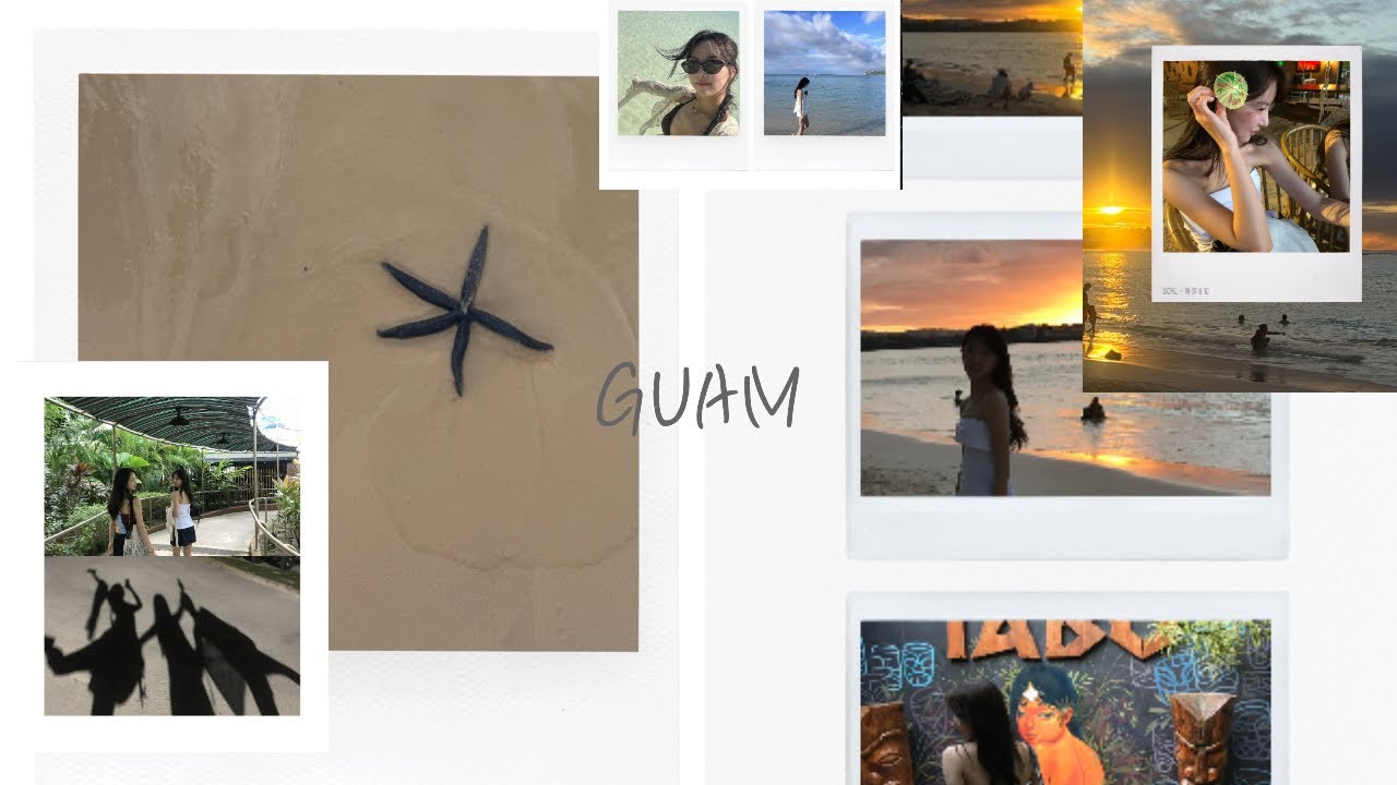 [GUAM VLOG] 괌 여행 DAY1 |  졸업 여행 ? | 투몬 비치에서 만난 트리거 피쉬 | 롯데호텔 괌 | 괌투시