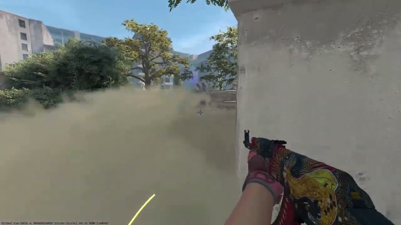 CS2 Overpass Mid Smoke for Playground