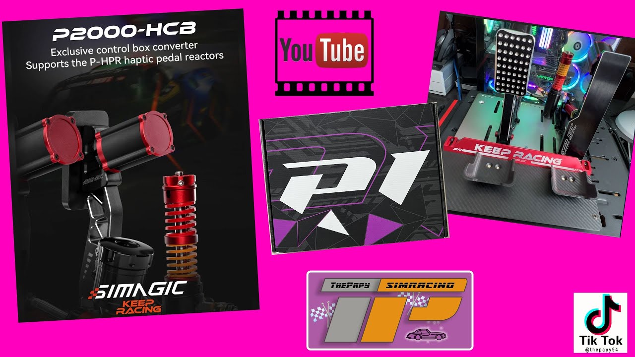 Haptic Pedal Reactor SIMAGIC - Upgrade de mon Pédalier P2000
