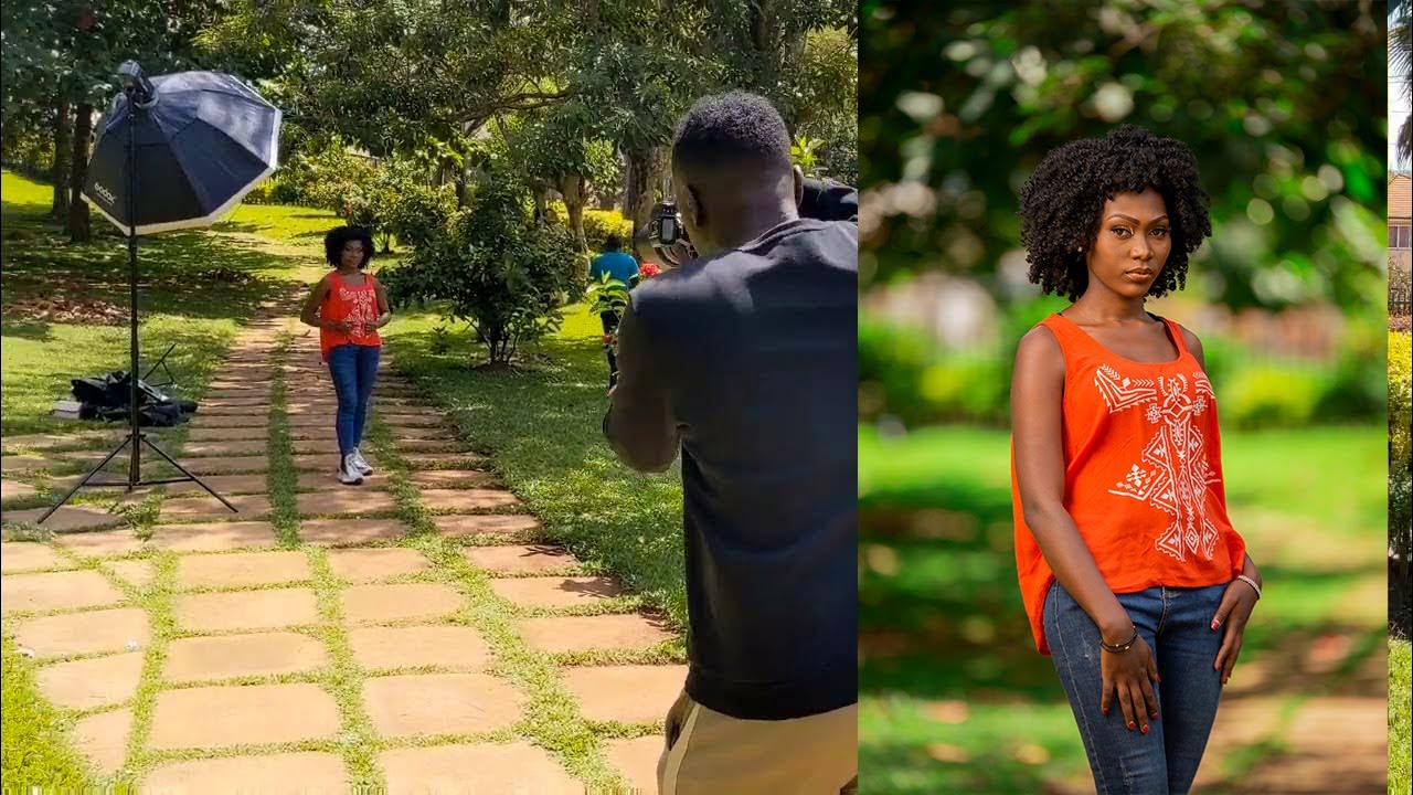 OUTDOOR PHOTOSHOOT BTS IN HARSH SUNSHINE USING HIGH SPEED SYNC | CANON 6D GODOX AD600BM