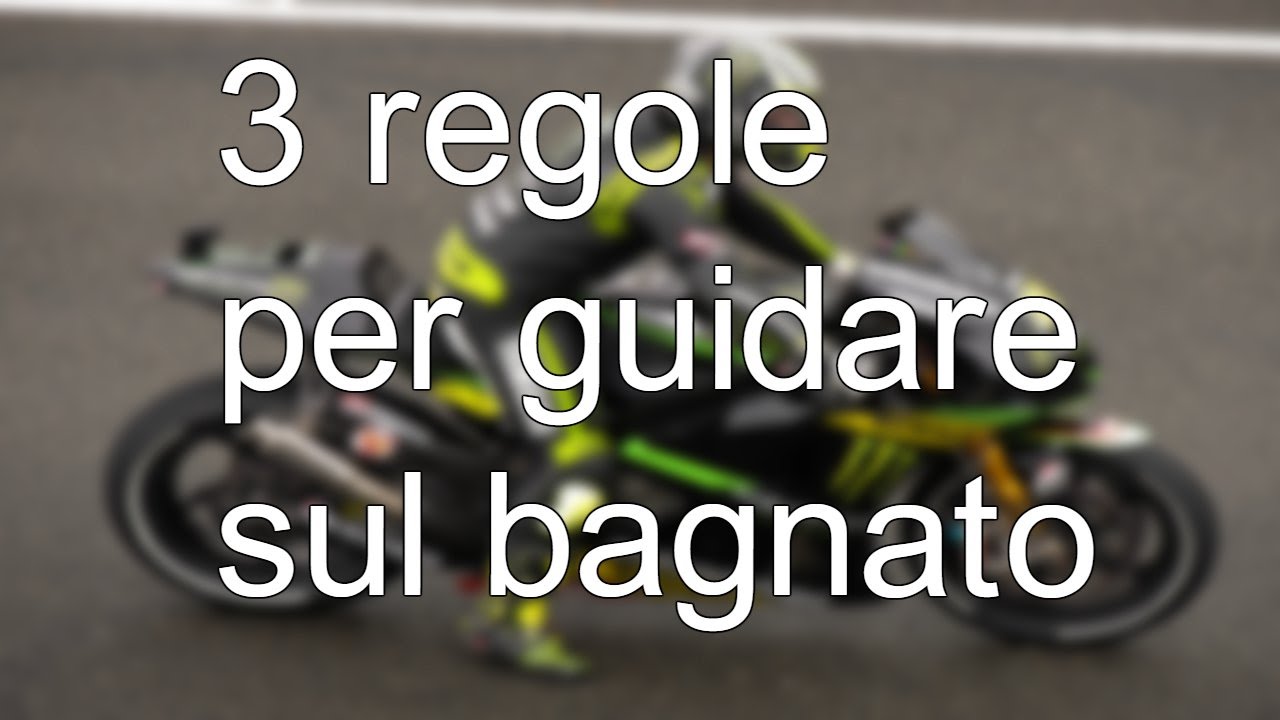3 regole per guidare sul bagnato
