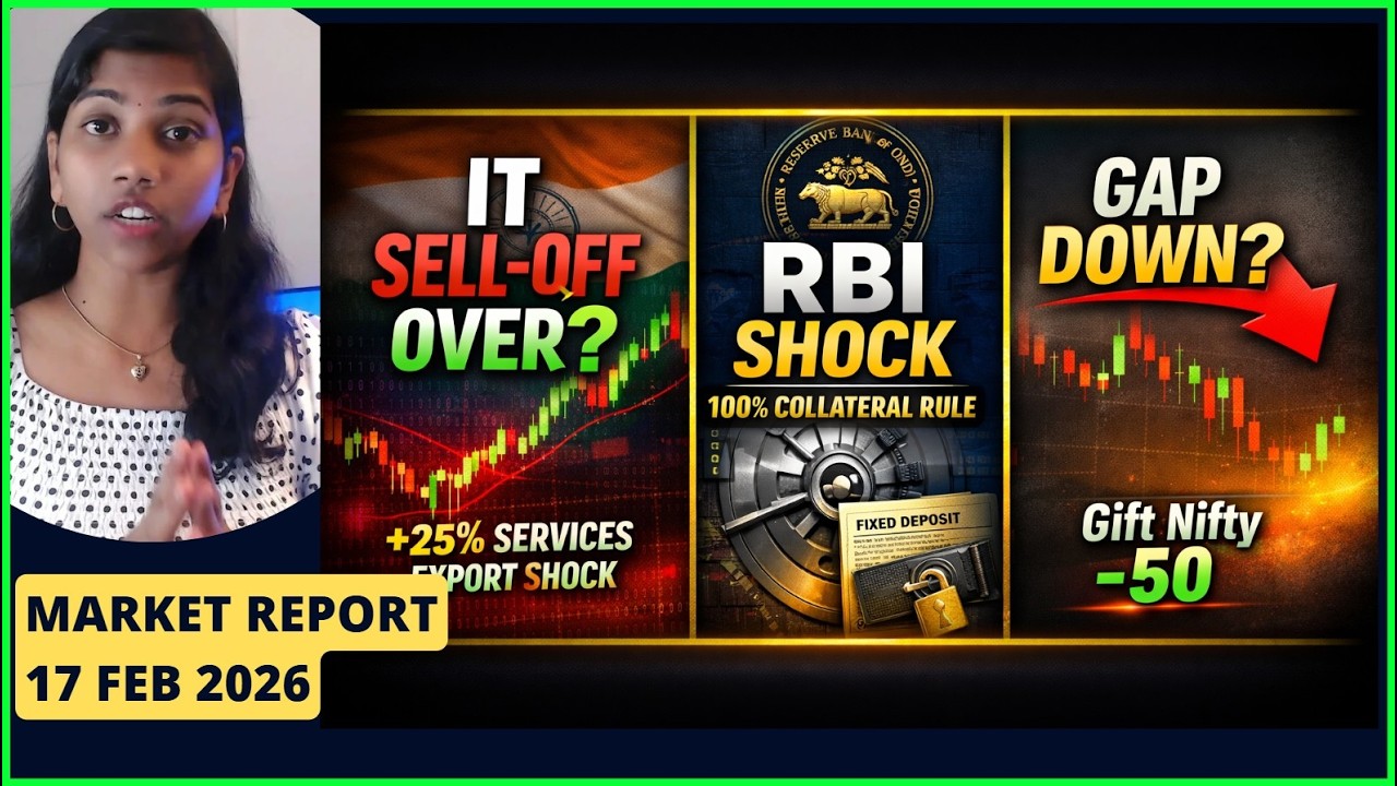 Will IT Stocks Recover Today | Nifty & Bank Nifty Pre Market Report | 17 Feb 2026 #nifty #banknifty