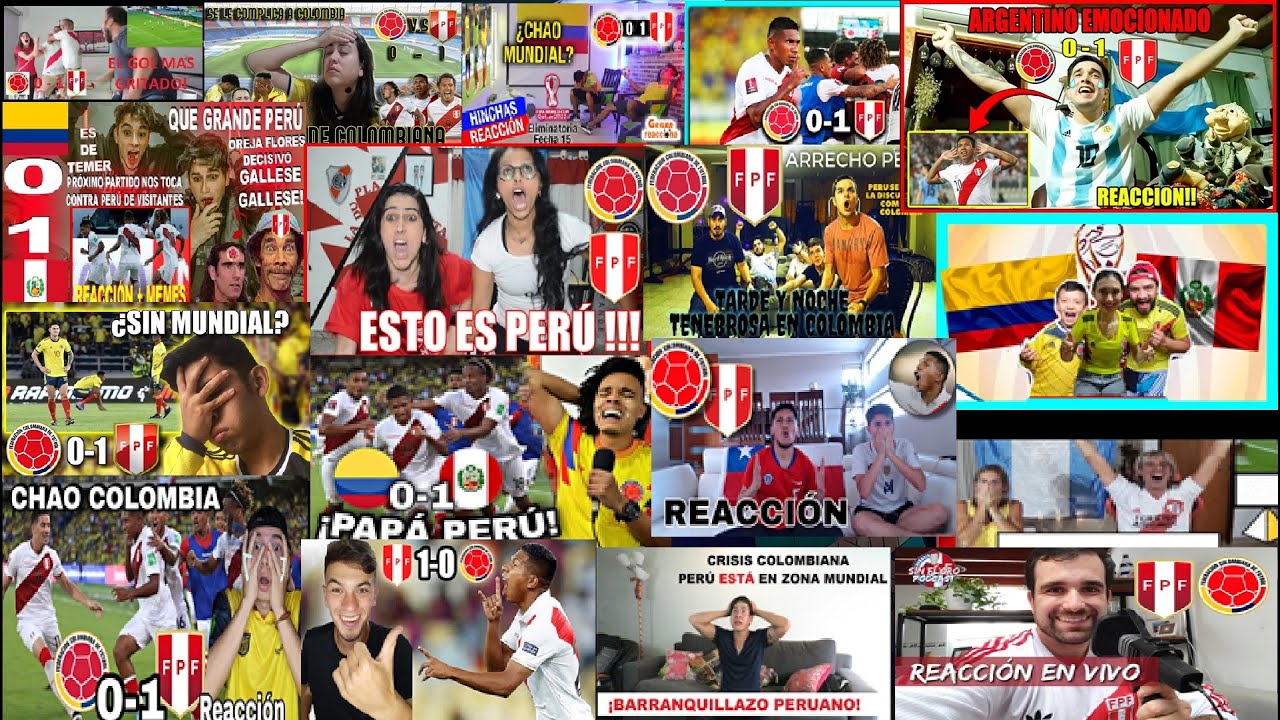 PERÚ 1-0 COLOMBIA LAS MEJORES REACCIONES DEL TRIUNFO HISTÓRICO EN BARRANQUILLA