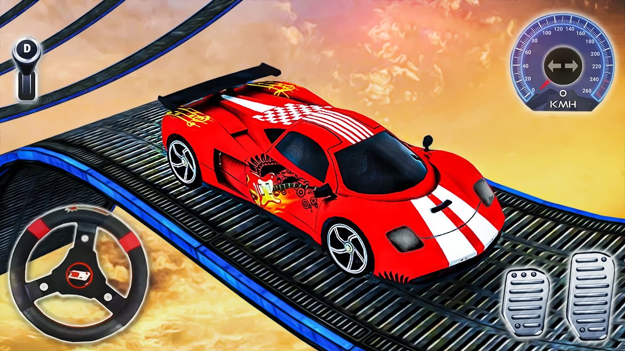 Car Stunt Racing 3D - Mega Ramp Car Impossible Tracks - Android GamePlay