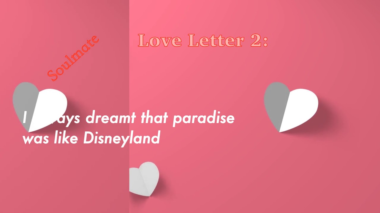 Deep Love Letters For Him From The Heart - Love Letter Music Video