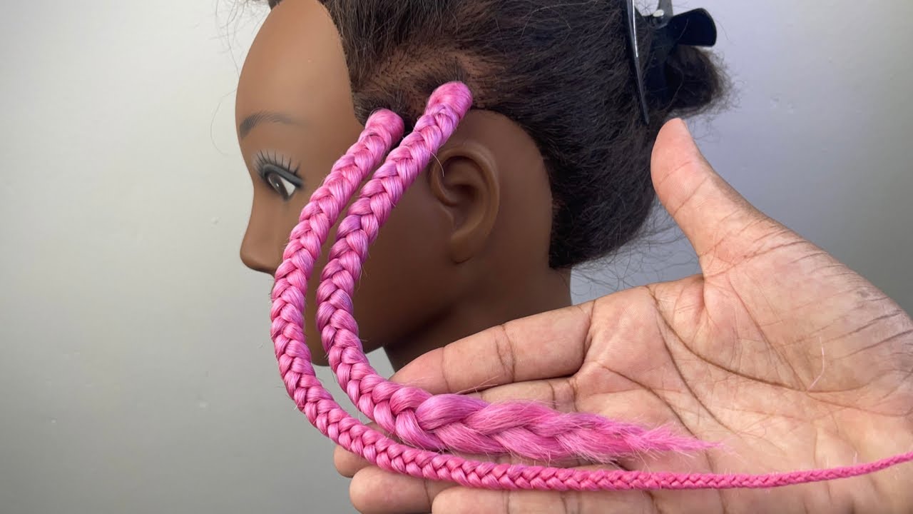Como fazer a ponta fina das Box Braids