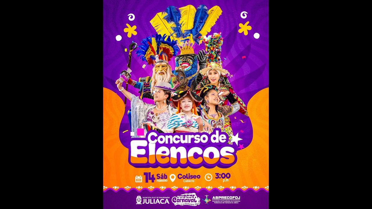 🔴 EN VIVO AHORA 💃𝗖𝗼𝗻𝗰𝘂𝗿𝘀𝗼 𝗱𝗲 𝗘𝗹𝗲𝗻𝗰𝗼𝘀 𝗱𝗲𝗹 𝗖𝗮𝗿𝗻𝗮𝘃𝗮𝗹 𝗱𝗲𝗹 𝗖𝗲𝗻𝘁𝗲𝗻𝗮𝗿𝗶𝗼 JULIACA🎉