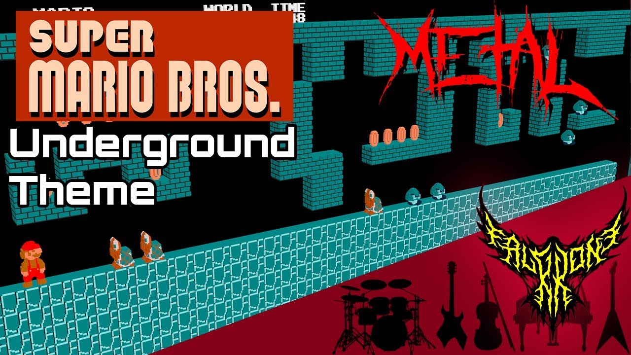 Super Mario Bros - Underground Theme 【Intense Symphonic Metal Cover】