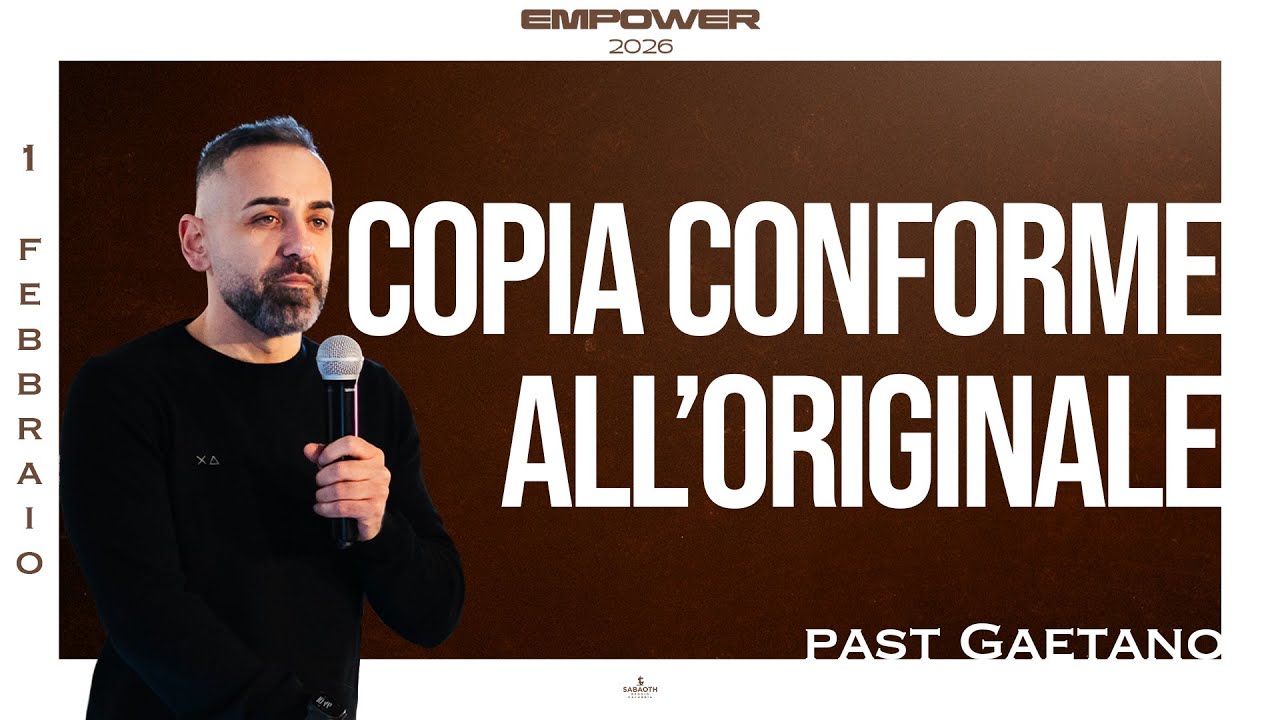 Domenica gospel @SabaothReggioCalabria | COPIA CONFORME ALL'ORIGINALE -  P. Gaetano