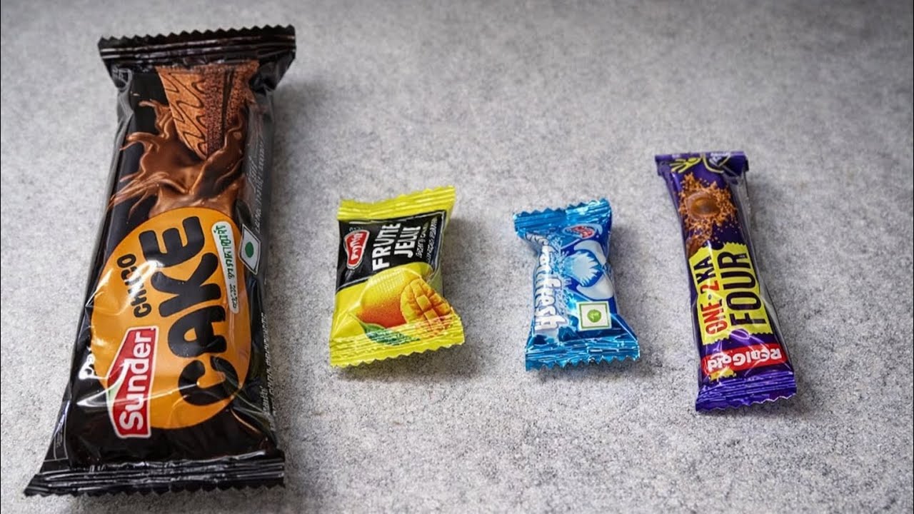 Satisfying Video ASMR Unboxing Sweet Chocolate With Candy 