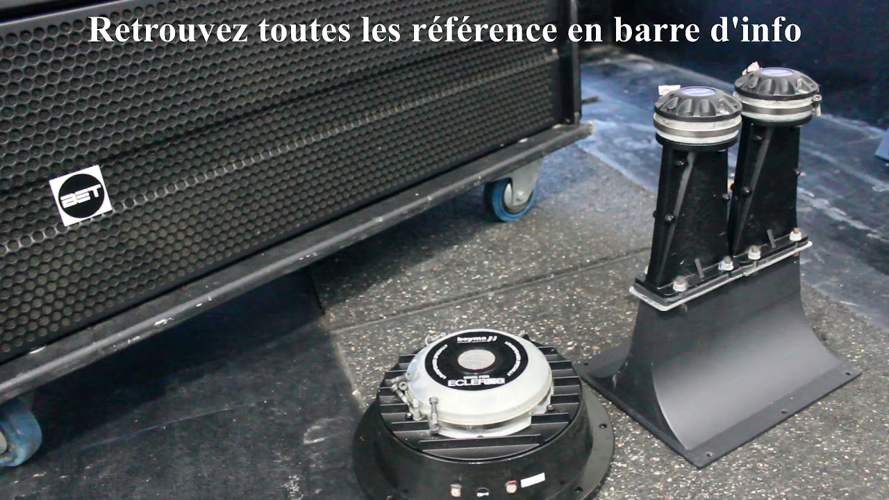 Ticosono présente le line array  BET ACOUSTICS MASS1015P