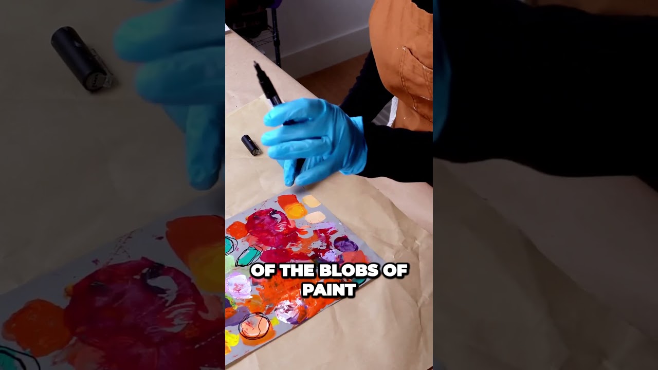 Mixed Media Mark Making | Embracing Imperfectly Round Shapes in Art #mixedmedia #markmaking #art