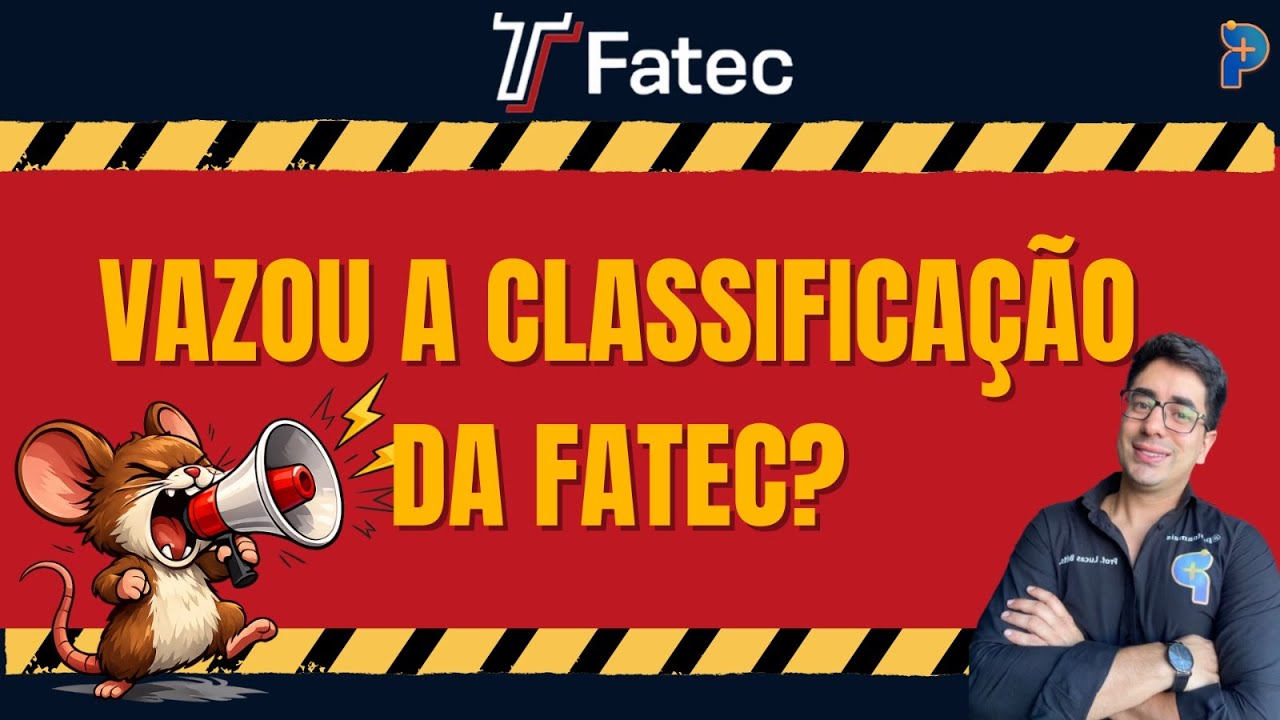 FATEC 2026 | A classificação vazou?