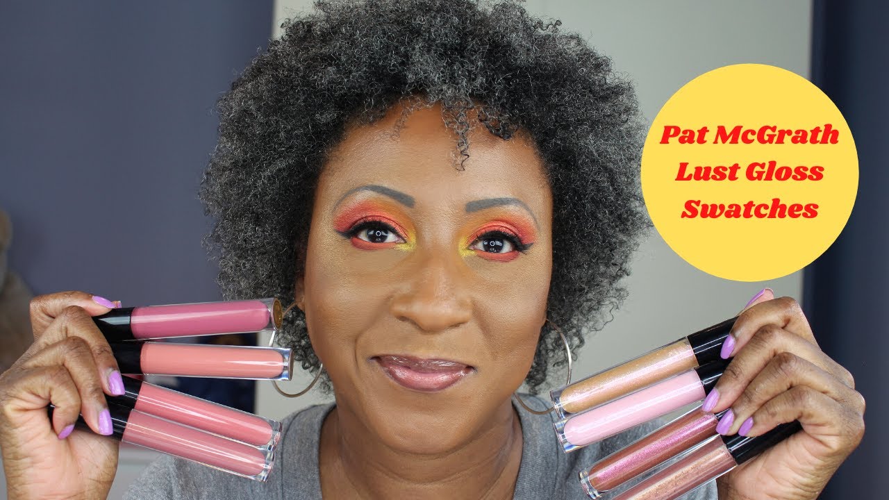 Pat McGrath Lust Gloss Lip Swatches | Dark Skin