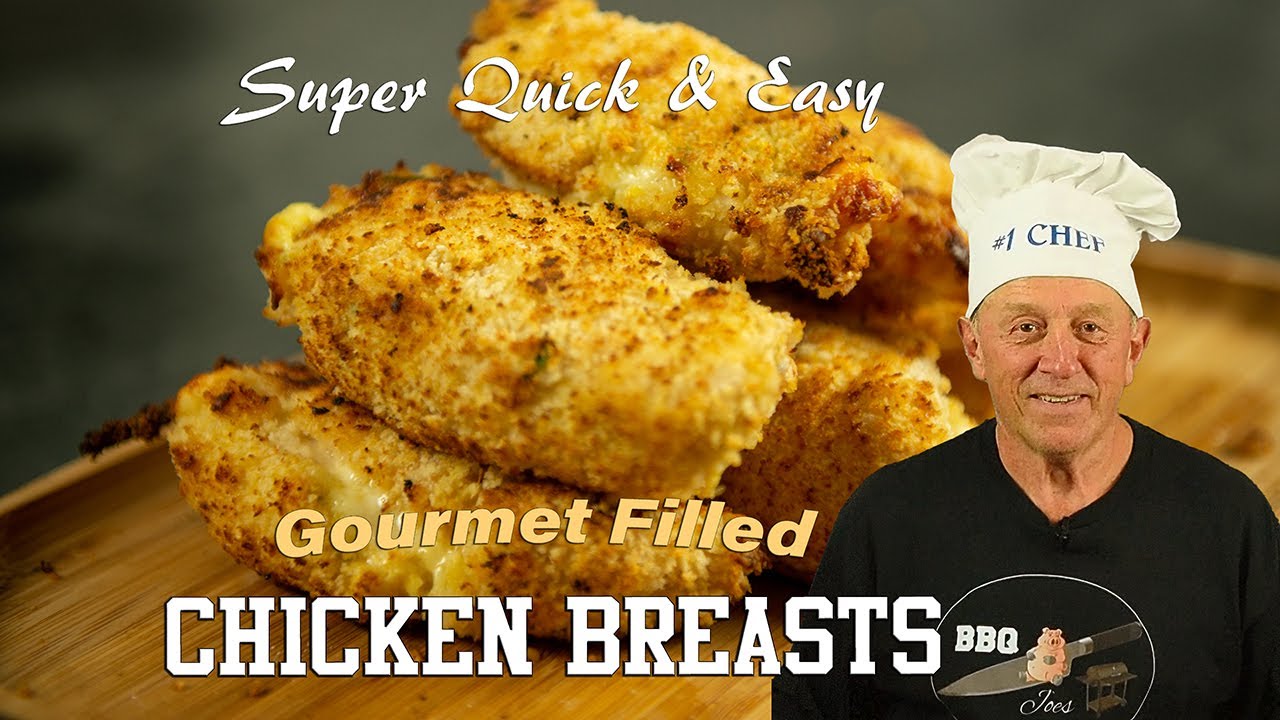 Super Quick & Easy Gourmet Filled Chicken Breast