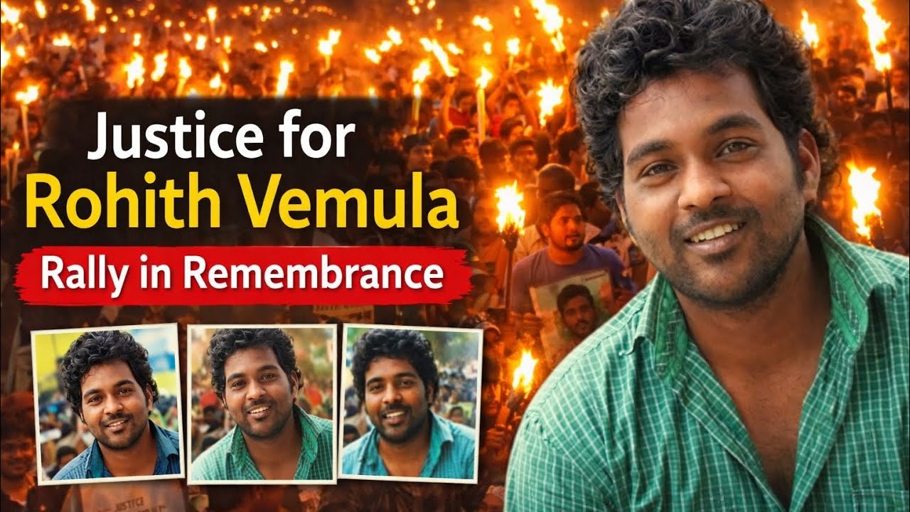 10th Rohith Vemula shahadat Day 2026 |  Rally in Rememberance 