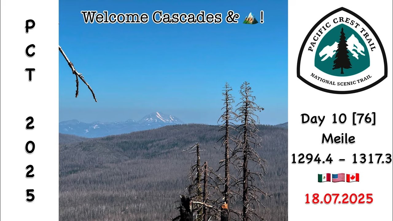 4K - PCT 2025 - Day 10 [76] - 18.07.25 - Meile 1294.4 to 1317.4 -  Pacific Crest Trail