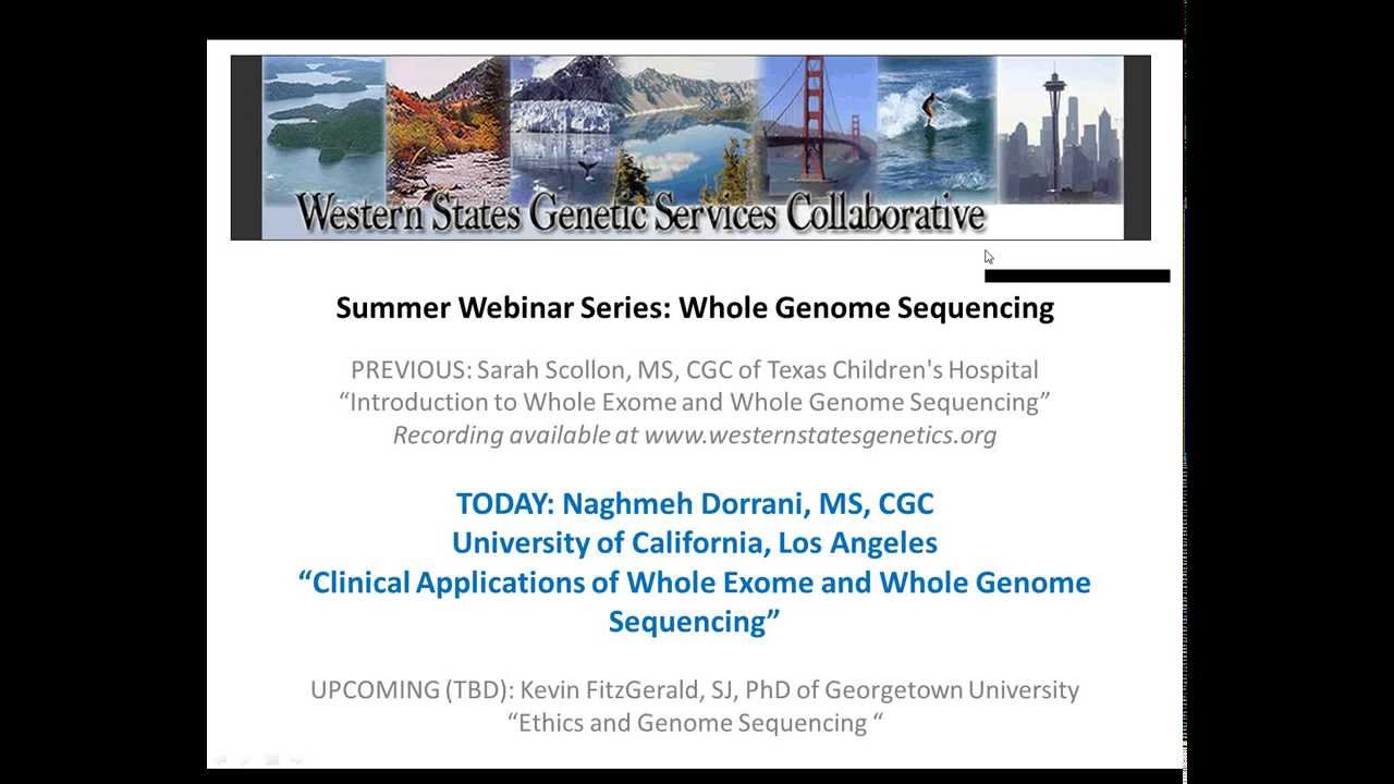 Clinical Applications of Whole Exome and Whole Genome Sequencing