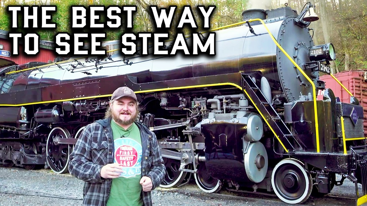 The R&N 2102 is the coolest steam experience around - period.