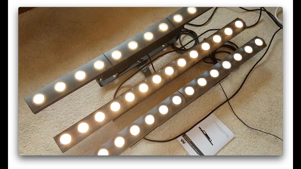 LED Bar Comparison, Varytec Colors StarBar12, BeamZ LZB14, F&G LW14