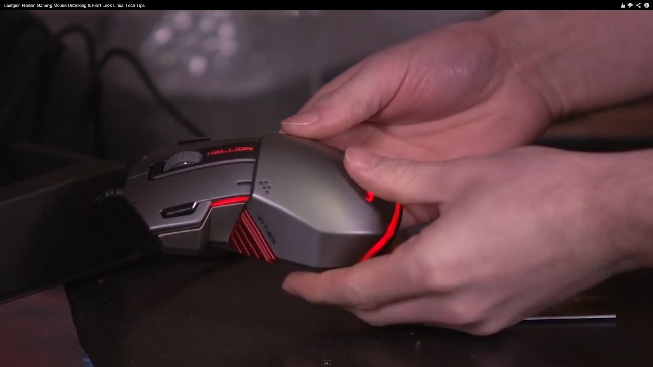 Leetgion Hellion Gaming Mouse Unboxing & First Look Linus Tech Tips