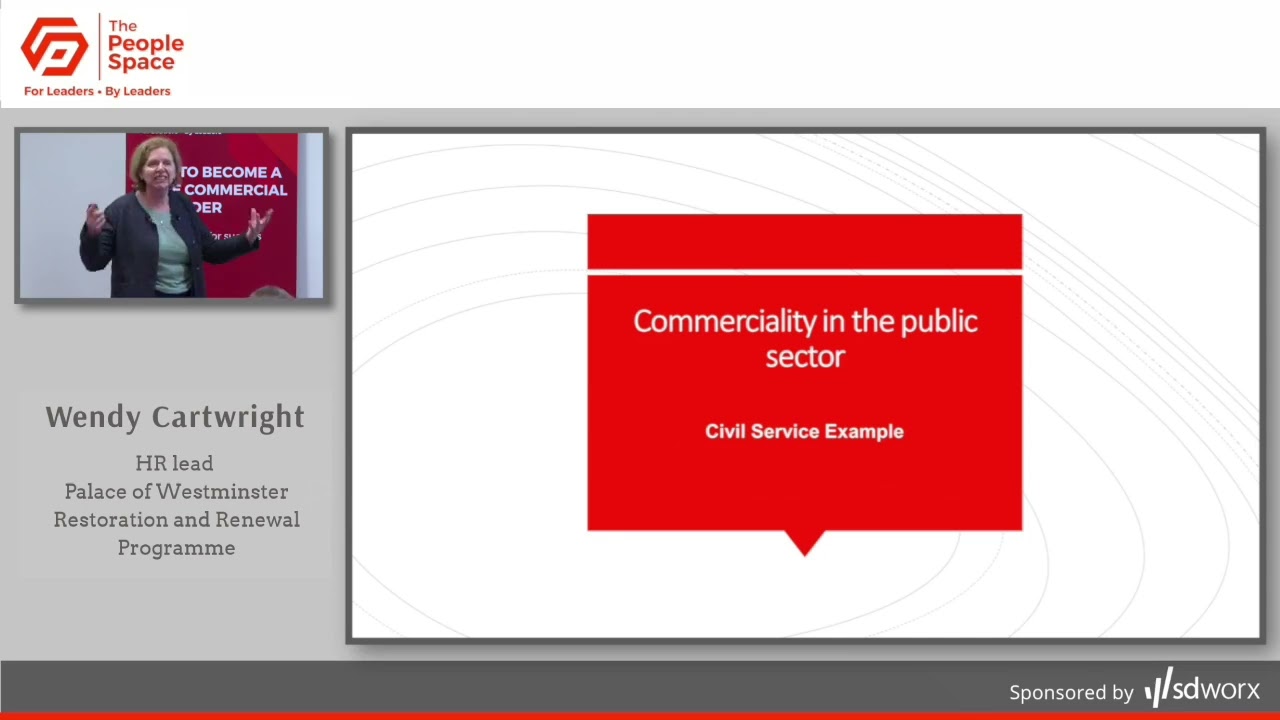 Defining Commercial HR in the Public Sector &mdash; Wendy Cartwright