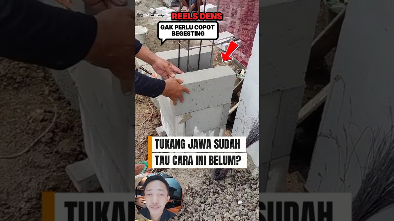 Kolom Beton Bata Ringan ☝❗❗