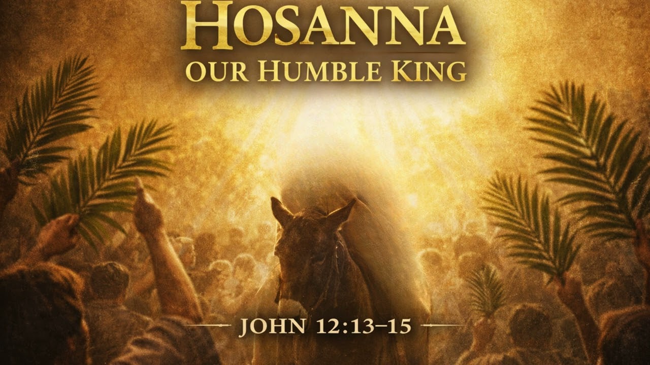 Hosanna, Our Humble King   ---John 12:13-15