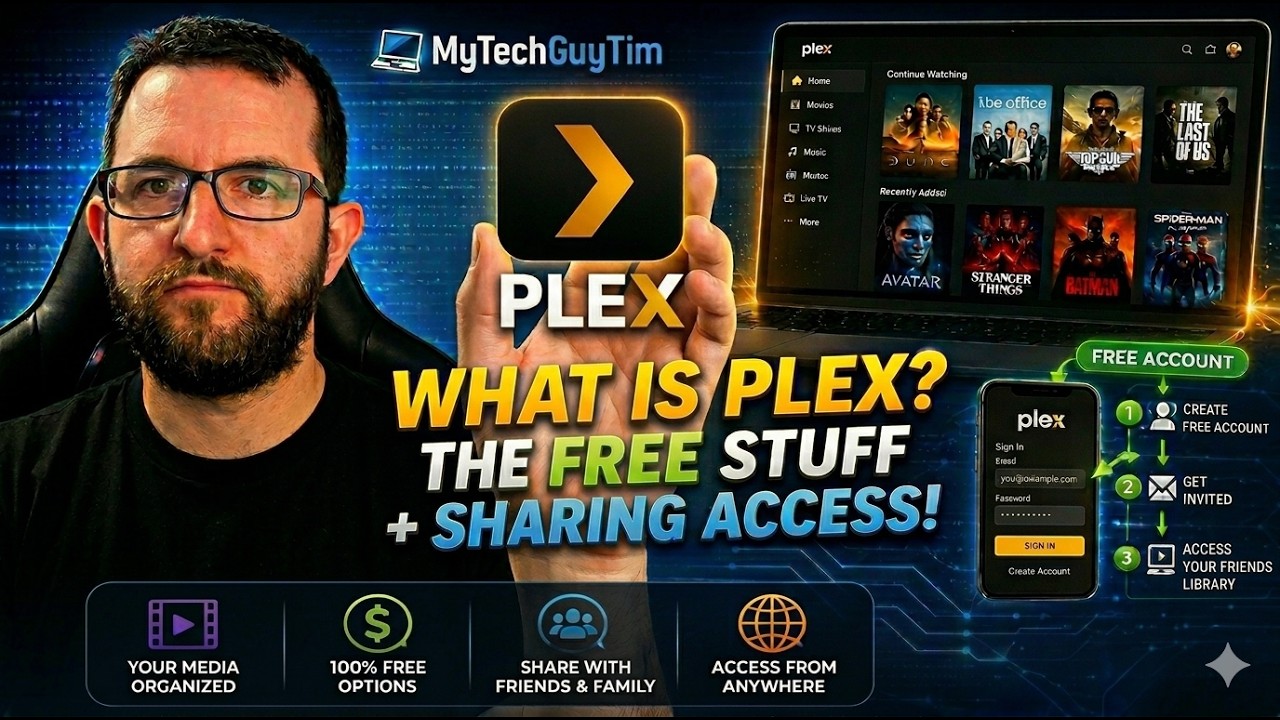Plex FREE Account Setup & Accessing Your Friend's Shared Server
