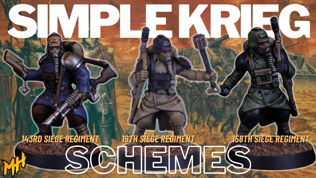 How to Paint Death Korps of Krieg - Easy schemes for any level of painter!