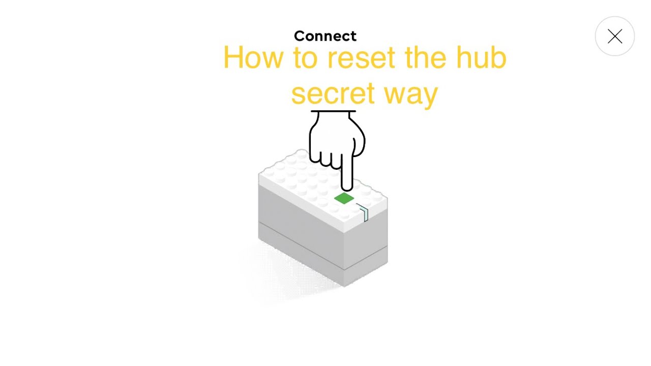 How to reset the LEGO powered up hub. | Secret way*