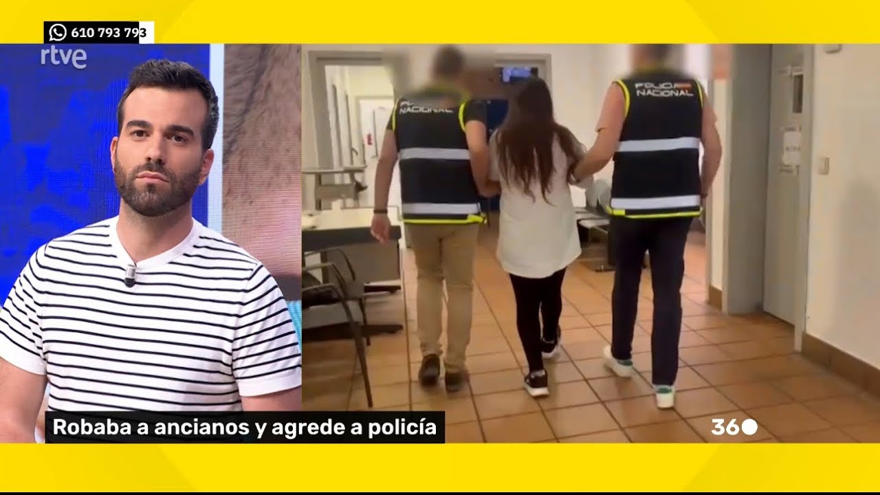 PLATÓ | Robaba a ancianos y agrede a uno de los policías cuando es detenida.