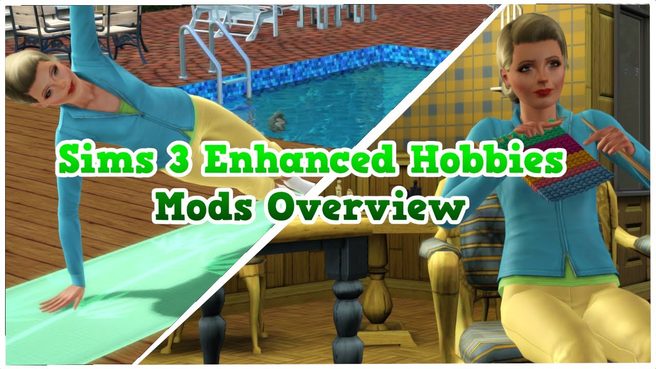 Модификации хобби и навыков для The Sims 3 2023