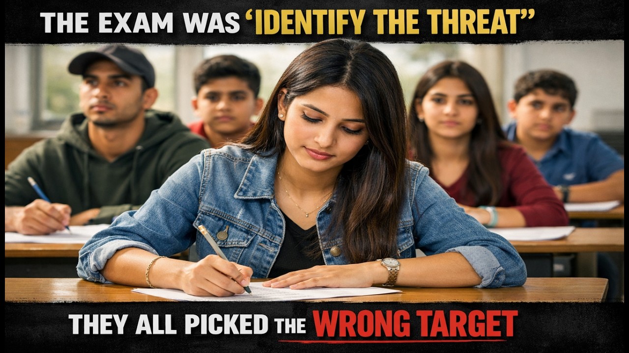 The Exam Was “Identify the Threat” — They All Picked the Wrong Target. She Was Sitting in Row Three